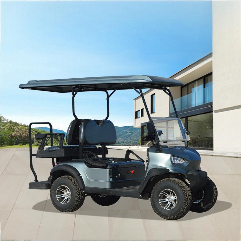 Customizable 4-Passenger Electric Golf Cart with Bespoke Battery Configuration