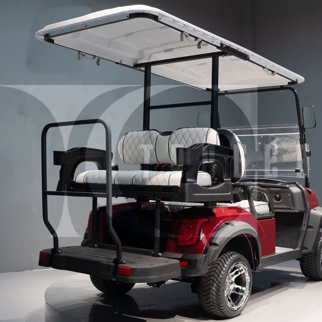 Newest Design EEC Certified Golf Buggies 4 Seater Electric Golf Cart/Buggy for Industrial Park Inspection