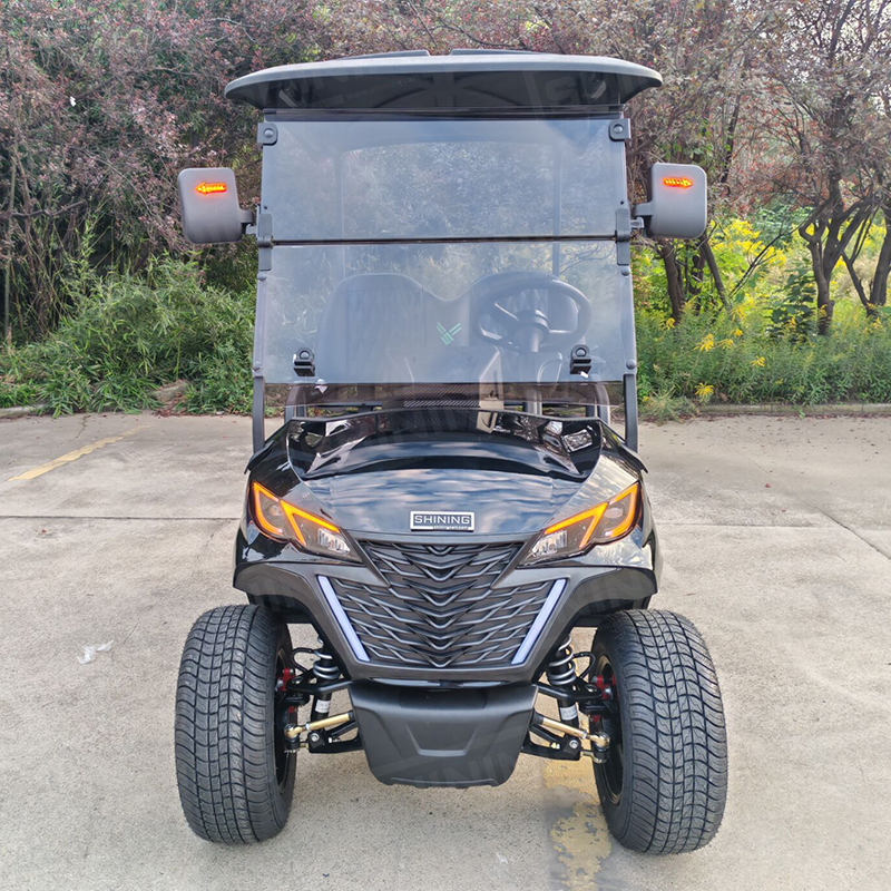 2 Seater 48 Volt Lithium Battery Electric Golf Cart Street Legal Custom Side Boxes CE Certified 50-70Km/h