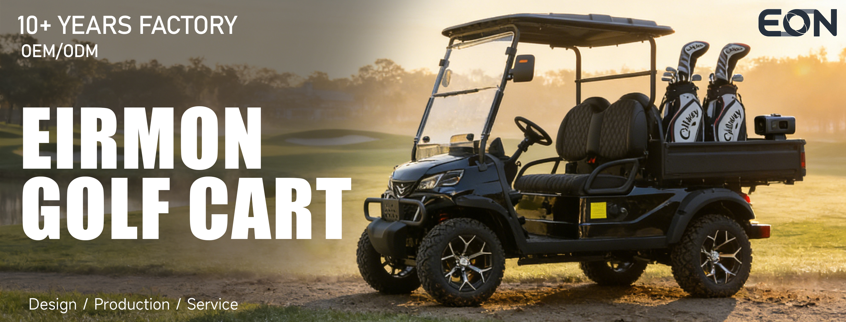 Electric Golf Cart Banner