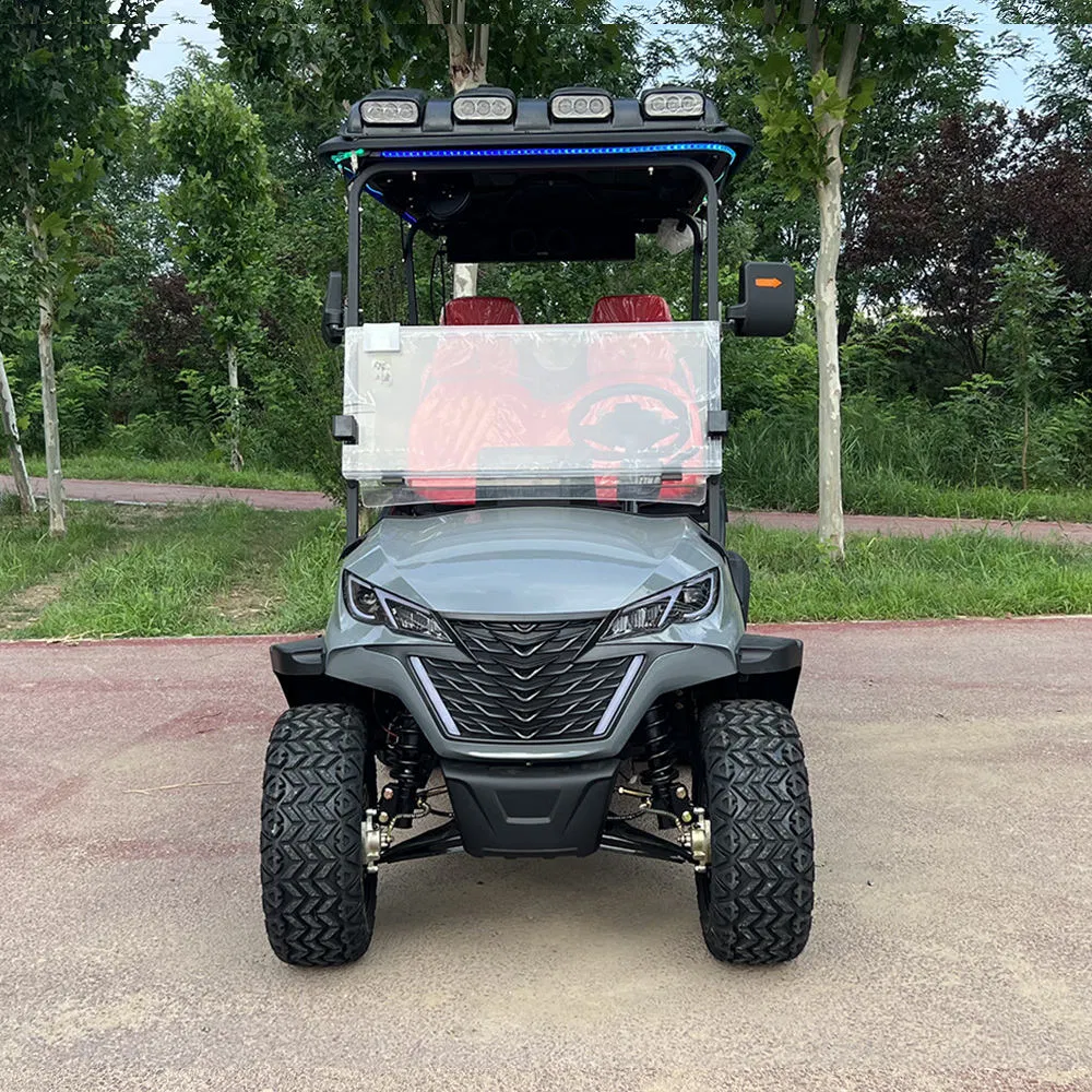Customize Luxury Community Vehicles Resort Shuttle Bus 2+2 Seats Golf Club Carts