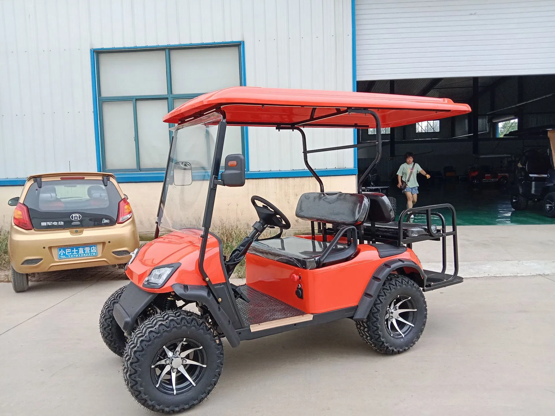 4 Seater Community Electric Street Legal Golf Carts Utility Hunting Golf Trolley