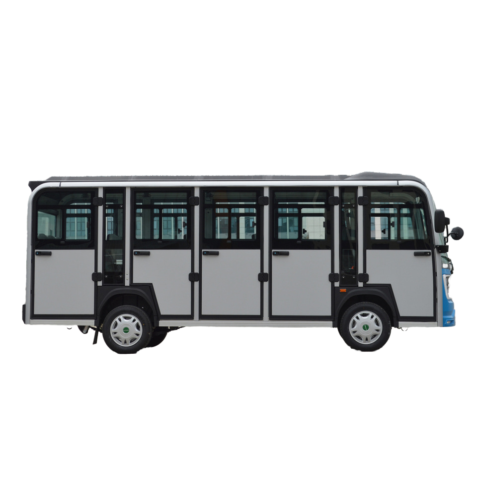 Hot Selling Parison Classic Blue 14-seats Electric Sightseeing Bus &amp; Golf Carts for City Tourist