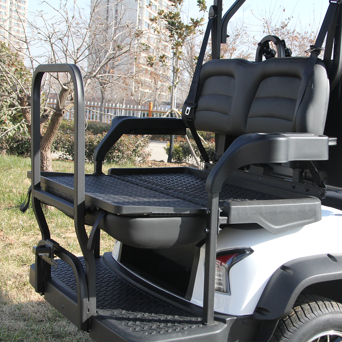 New Arrival Latest Design 6 Seater Golf Buggy Electric Golf Car DC-H-F4+2 Golf Cart Supplier