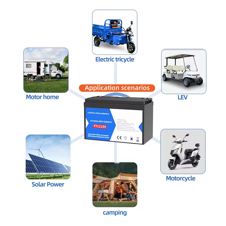 Smart Golf Cart 48V Lithium Ion Battery Pack Deep Cycle 200Ah Baterias De Litio 24V Lifepo4 Battery Rechargeable