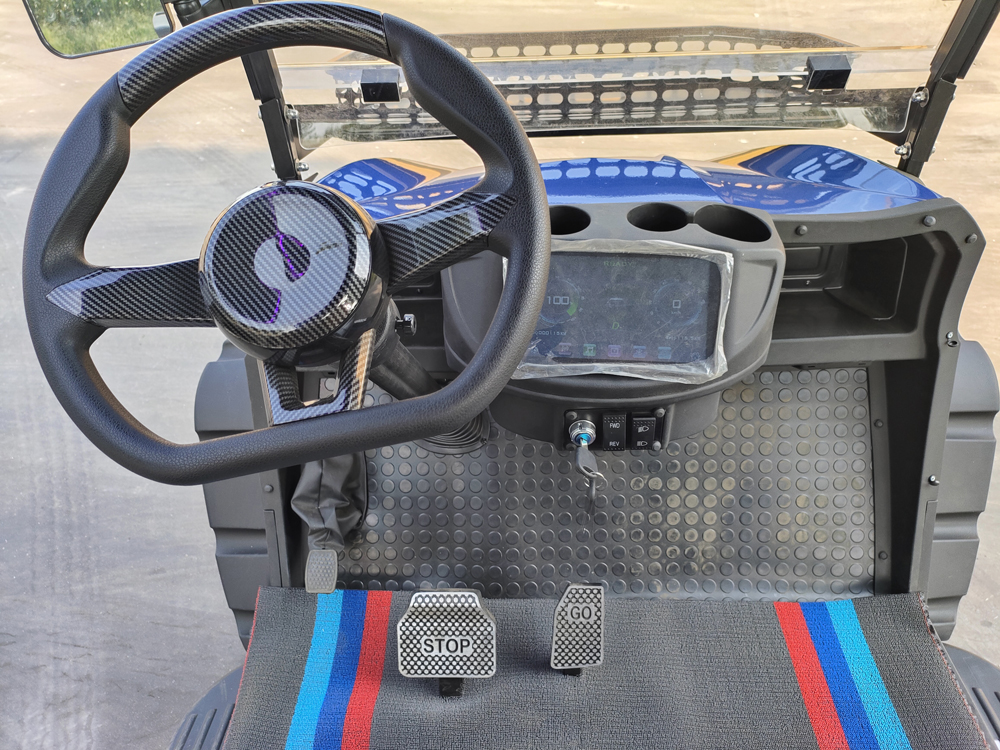 72V Lithium Battery 6-Seater Off-Road Solar Golf Cart Buggy Street Legal Electric Buggy