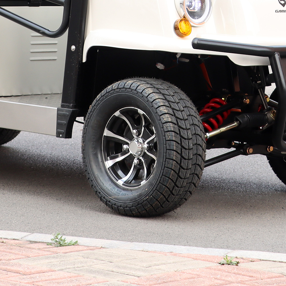 F160 4 Seater Electric Sightseeing Vehicle Golf Cart 30-35km/h with Roof for Parks Hotels Campuses and Resorts