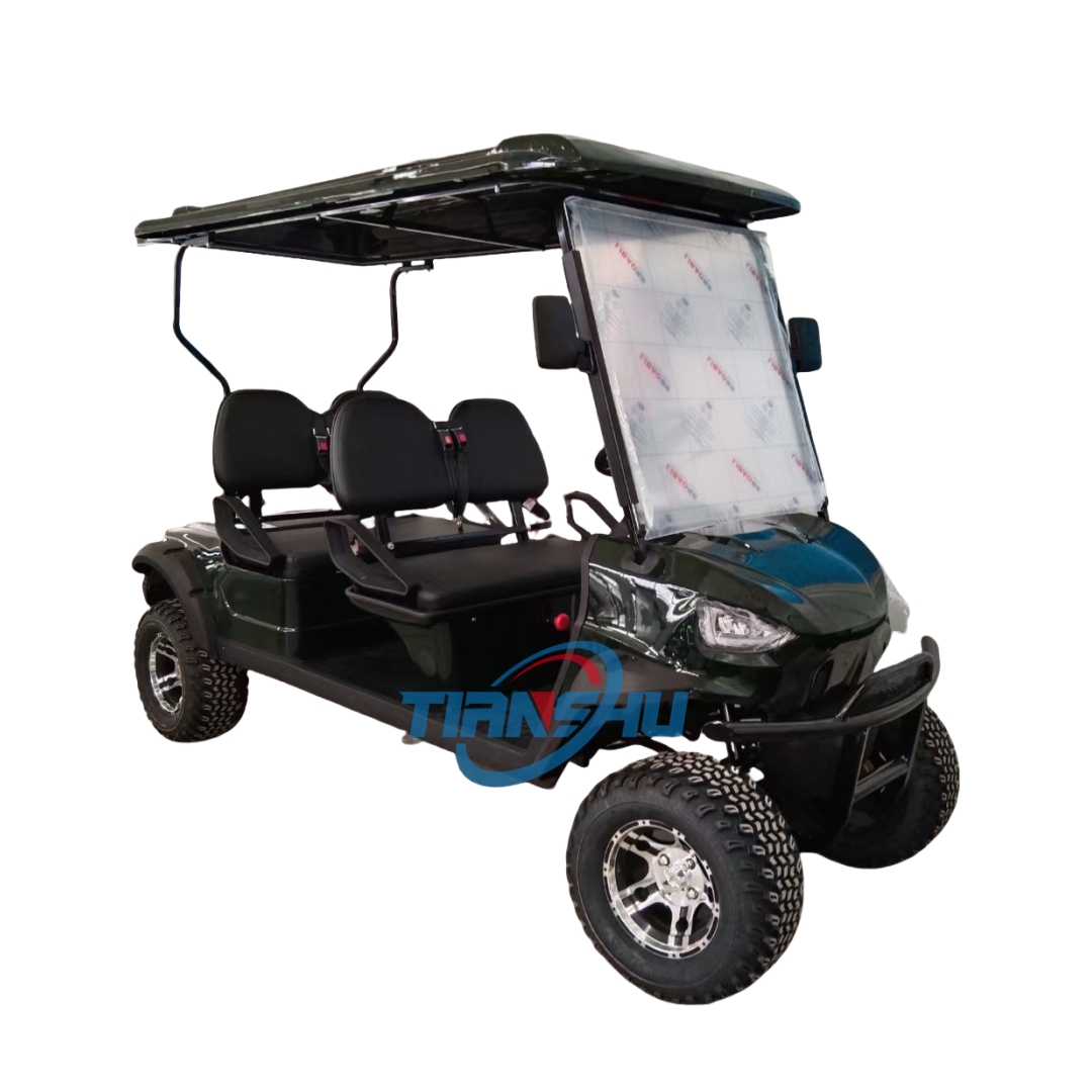 Popular Golf Cart 4 Seat Airport Restaurant Are Passenger Shuttle Bus Tourist Sightseeing Car