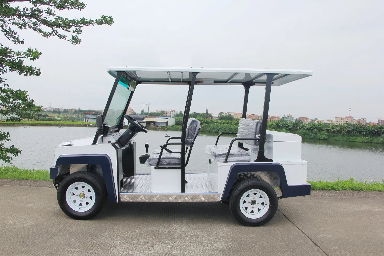 5 Seats Street Legal Golf Cart Patrol Electric Security Patrol Car