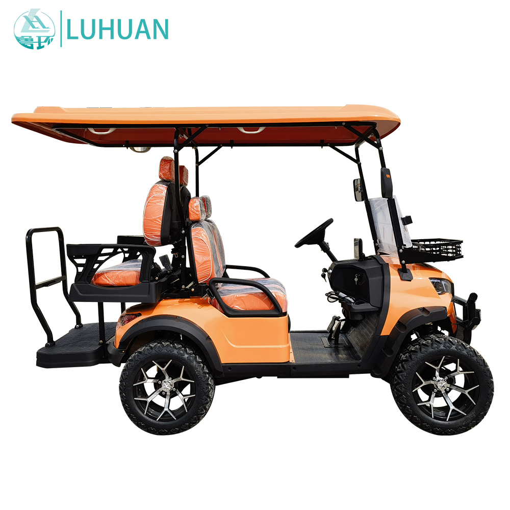 60/72V 4 Seater Lithium Battery Electric Classic Golf Cart with 3.5KW Motor 30-50km Range 30Km/h Speed 25% Climbing Ability