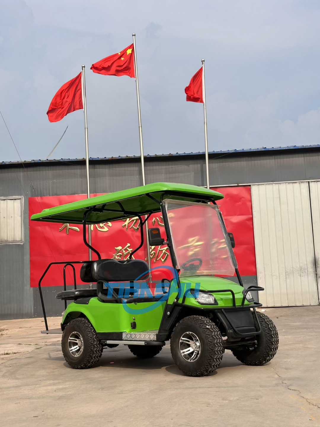 Club Car Autonomous Sightseeing Car 60Ah/48V Lithium Phosphate Battery Off Road Golf Cart Small Electric Golf Cart