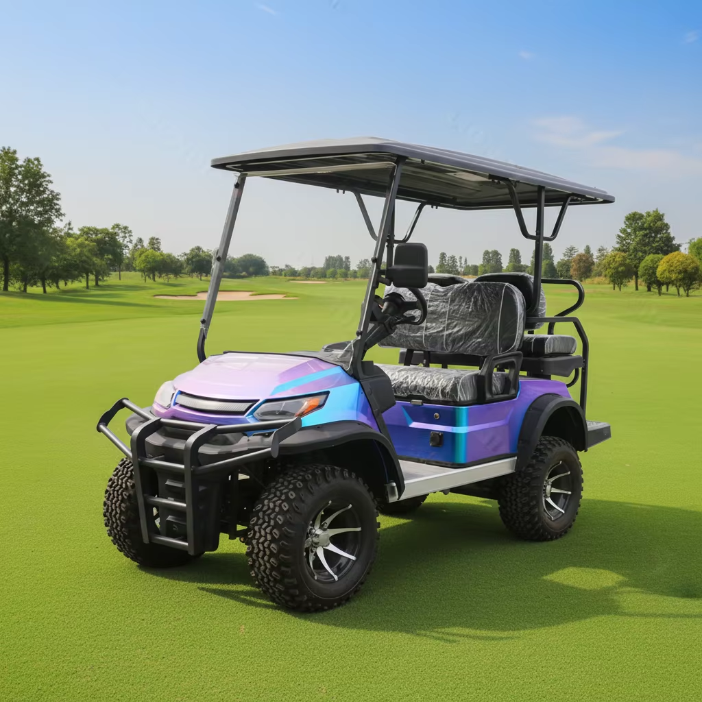 Factory Direct Sale Beach Buggy 48V25A Golf Carts 4 Seater Golf Cart for Golf Course Park Campus Airport