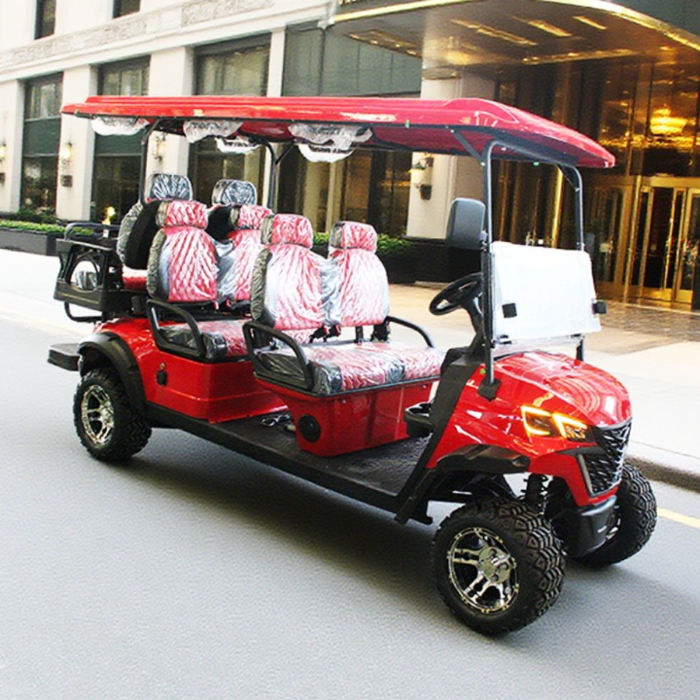 Hot Sale Newest 6-Seater Electric Golf Cart Street Legal with 72V Battery 4 and 6-Seater Options Available