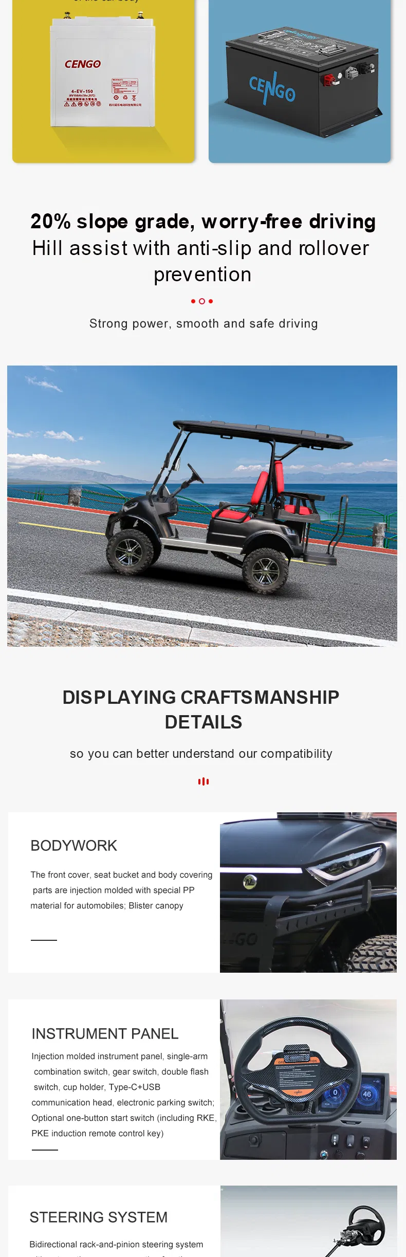 Electric Golf Cart Construction