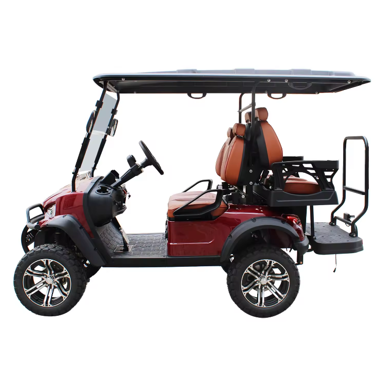 Electric Golf Cart Custom Golf Buggy 4 Seater Big Display Economical Sightseeing Tourism and Rentals