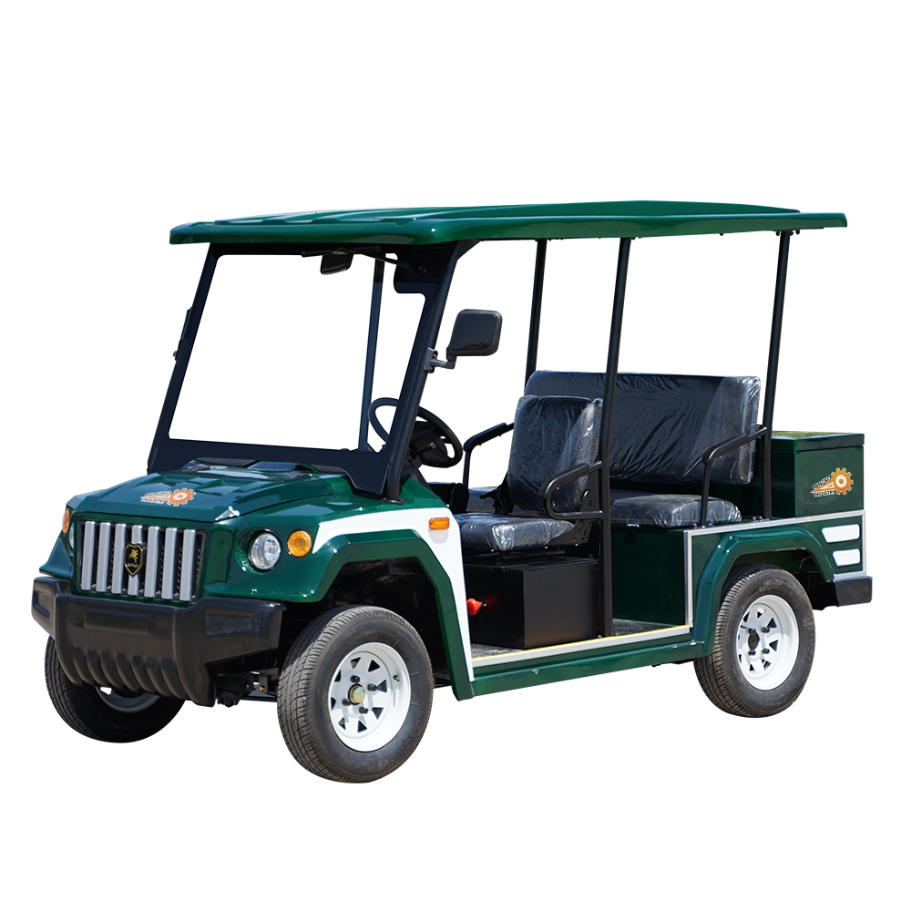 Golf Cart Patrol Vehicle Electric 4-Wheel Lithium Battery Campus Scenic Area