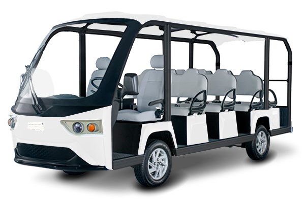 Electric Limo Golf Cart 72V 14 Passenger Electric Golf Cart Airport Golf Buggy