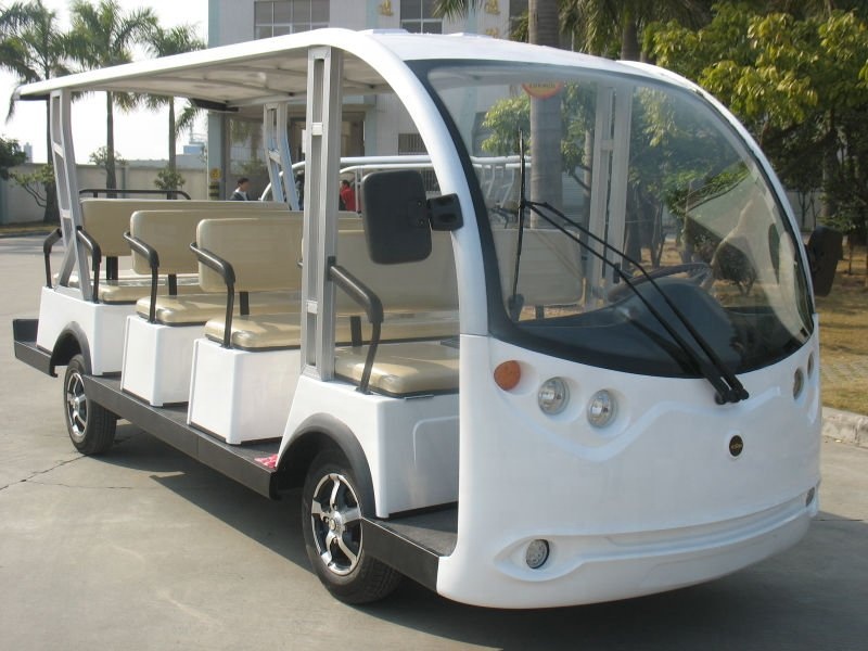 Electric Limo Golf Cart 72V 14 Passenger Electric Golf Cart Airport Golf Buggy