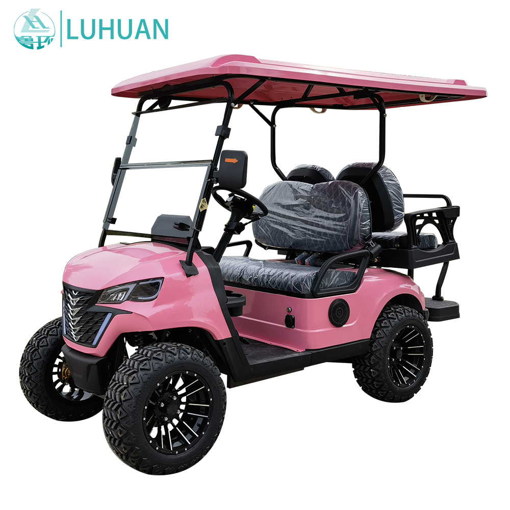 60/72V 4 Seater Lithium Battery Electric Classic Golf Cart with 3.5KW Motor 30-50km Range 30Km/h Speed 25% Climbing Ability
