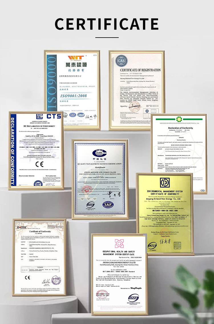 Certifications
