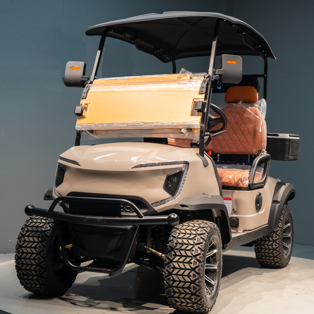 Kepler Adult Battery-powered Resort Buggy Rear Axle Drive Off-Road Tires Foldable Windshield for Campus Commute
