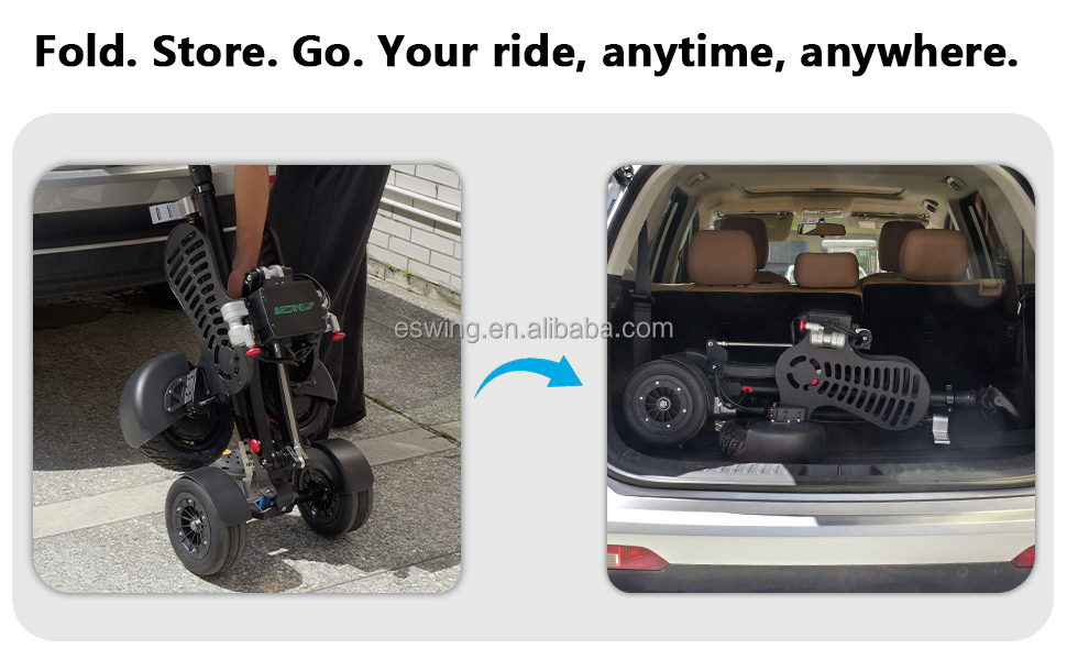 Golf Cart with Umbrella Holder