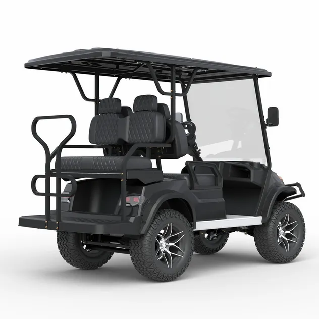 Custom High-Torque Motor 4 Seater Small Adults Electric Golf Cart for Large Industrial Parks