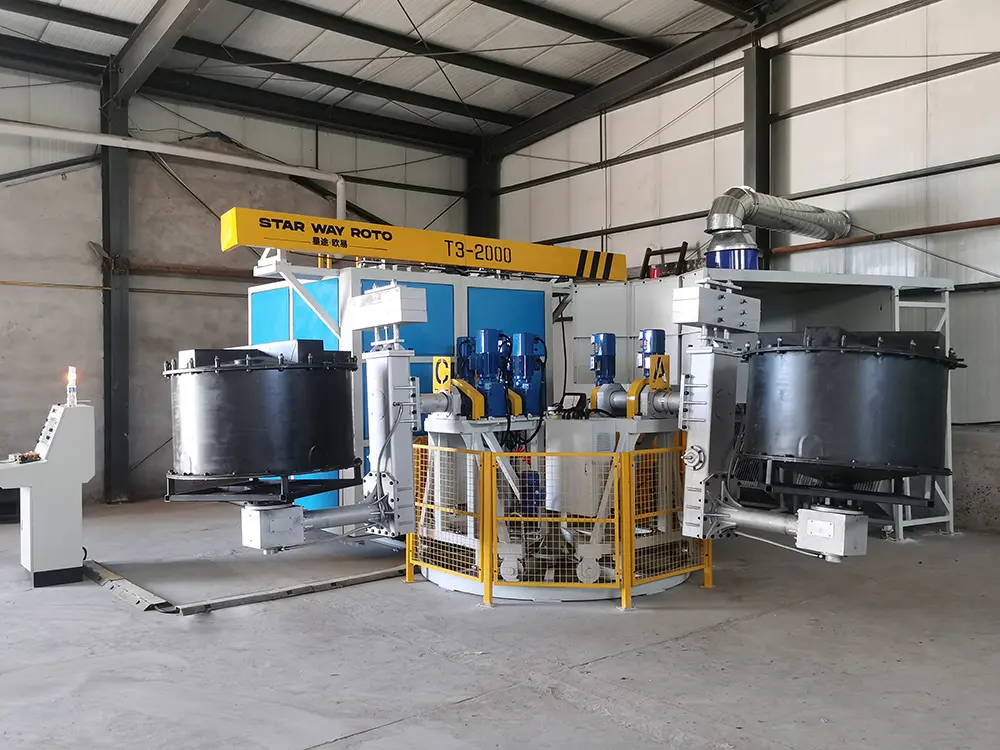 Carousel rotomolding machine 5