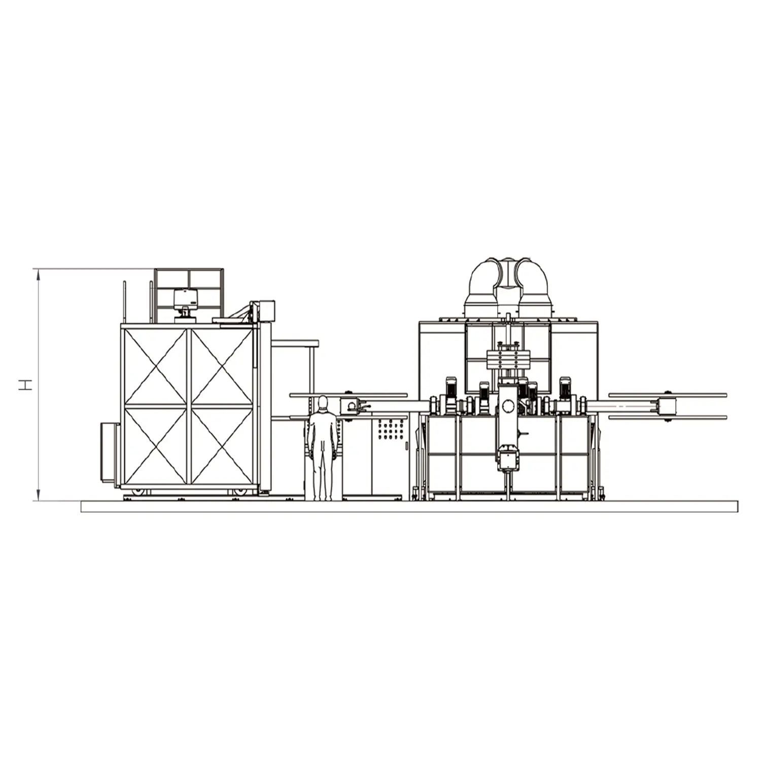Carousel rotomolding machine 1