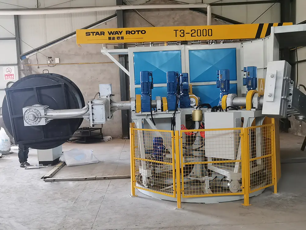 Carousel rotomolding machine 6