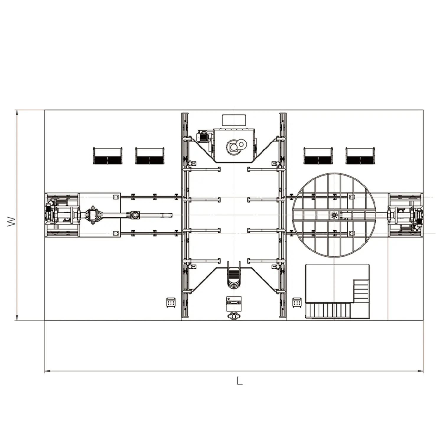 Shuttle rotomolding machine 1