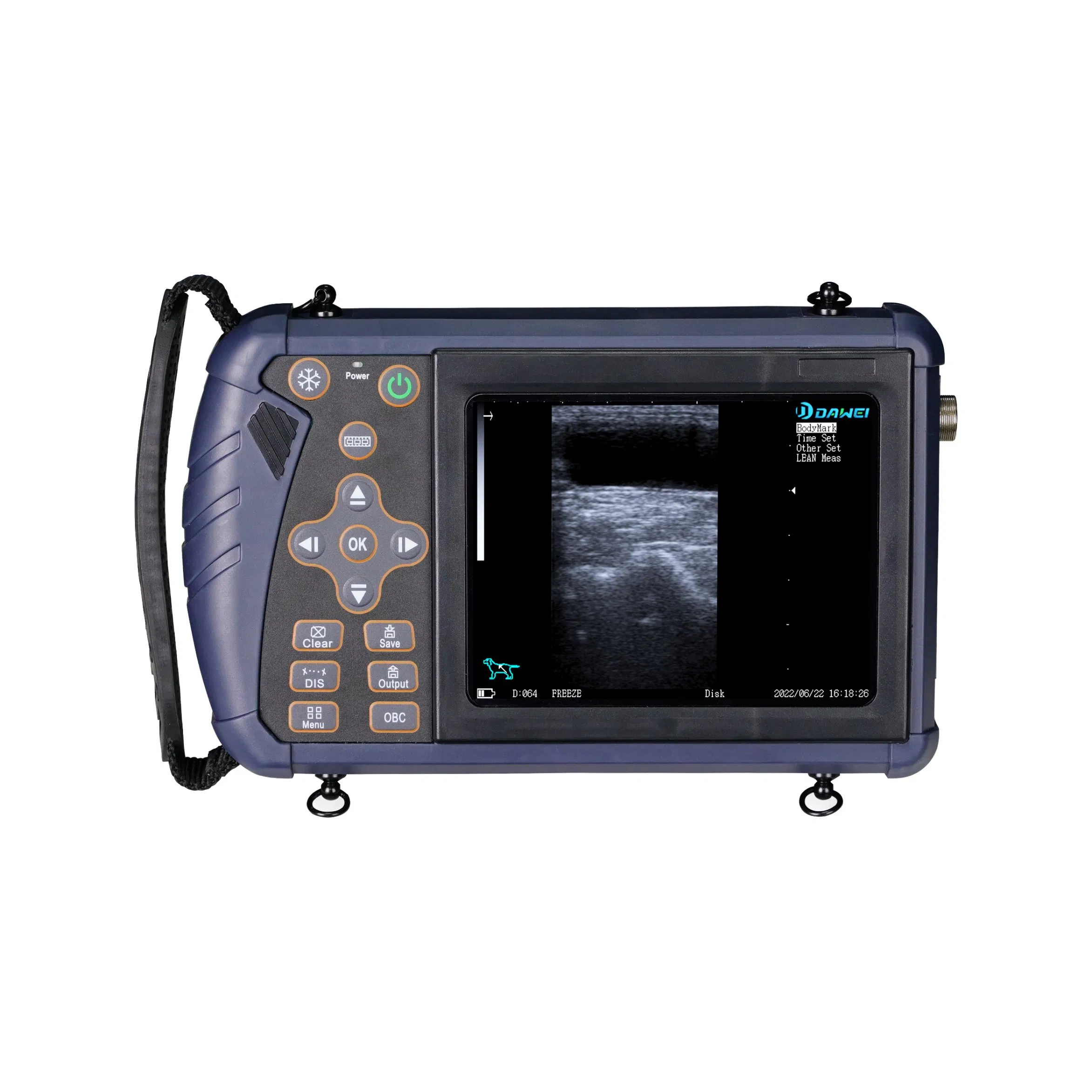 Yh-Vet 7 High Elements Trolley Digital Veterinary Ultrasound Diagnostic System