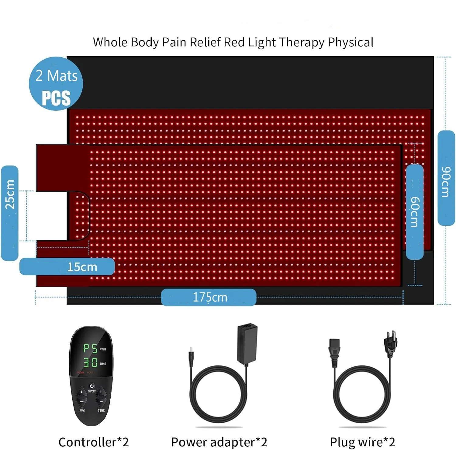 Body Red Light Therapy Sleep Bag, 2340 LED Red Light Therapy Pad 660nm 850nm Infrared Light Device for Face and Body Large Blanket for Relieving Skin Health