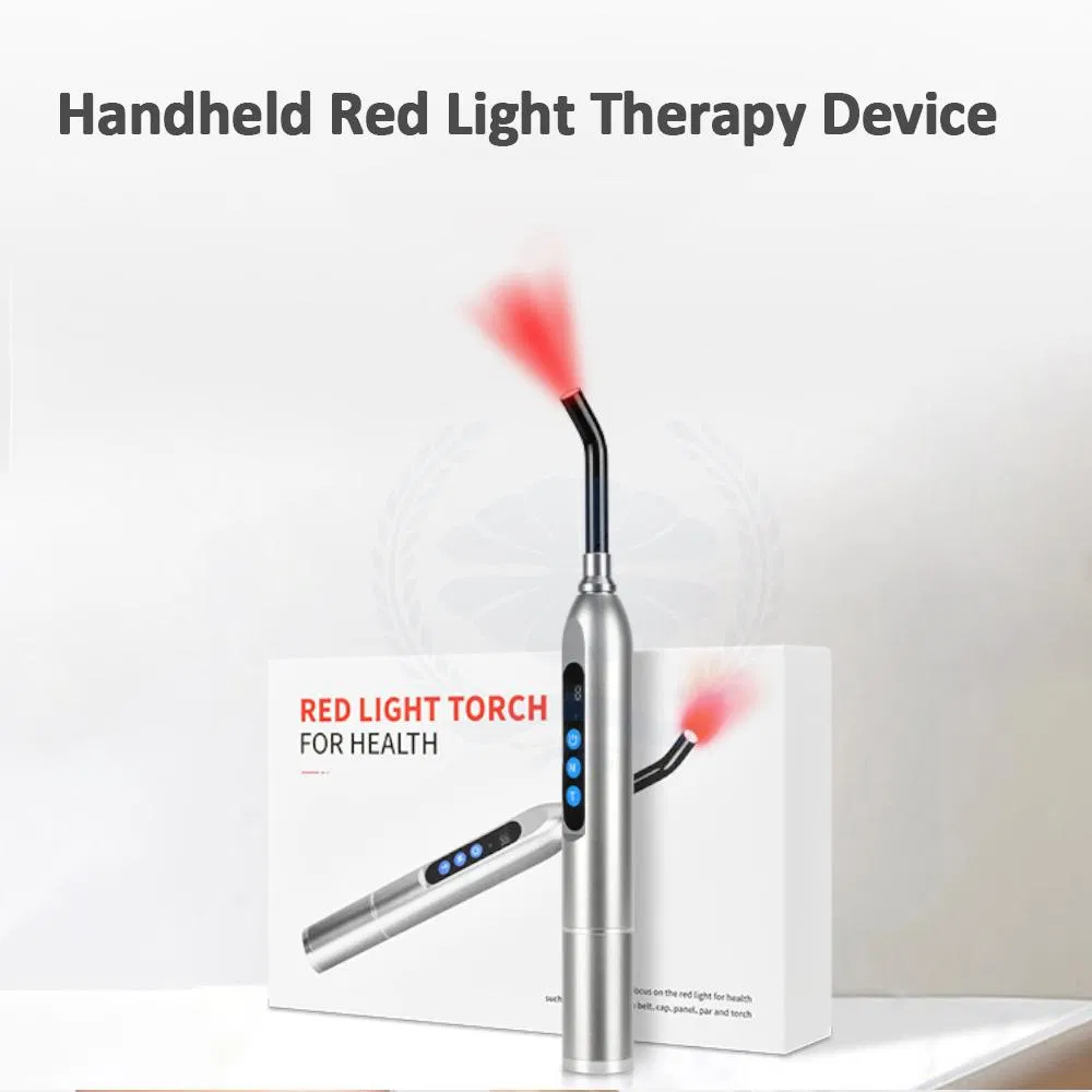 Portable LED Red Light Therapy Device Handheld Red Light Therapy Oral Infrared Physiotherapy Device