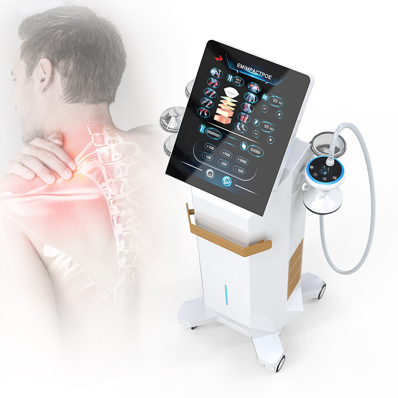 Newest Model 10bar Shockwave Therapy Machine Combo Physiotherapy Ultrasound with Electrotherapy Pain Relief Instrument
