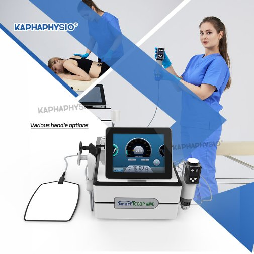 China Electrotherapeutics Eswt Machine Electrotherapy Equipment Rehabilitation Medical Physiotherapy Tecar Back with CE