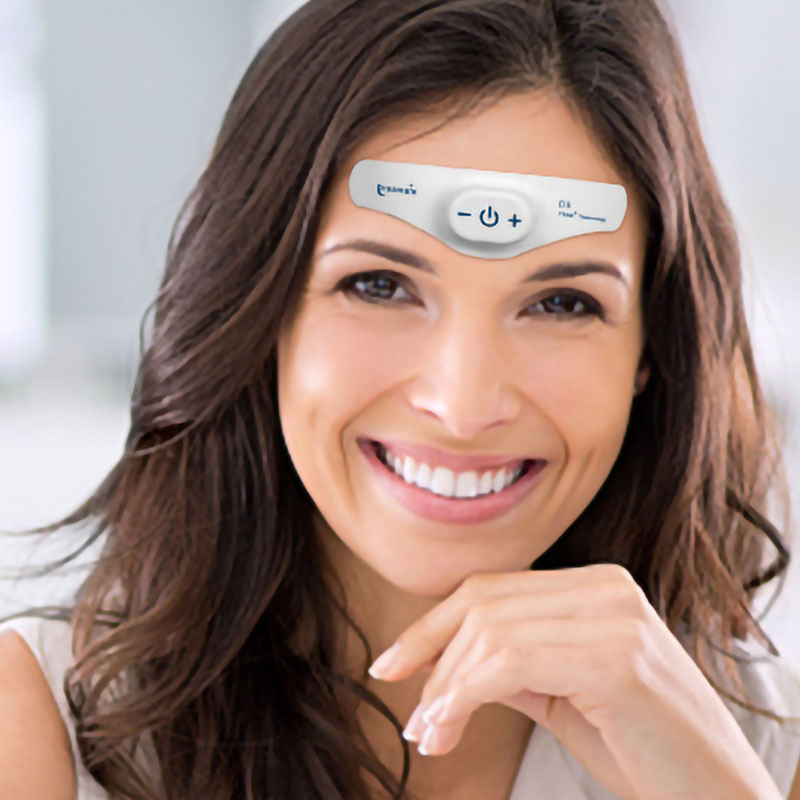 Intelligent Sleep Device Head-Worn Sleep Aid with Low-Frequency Pulse Therapy to Assist Sleep and Help Relieve Insomnia