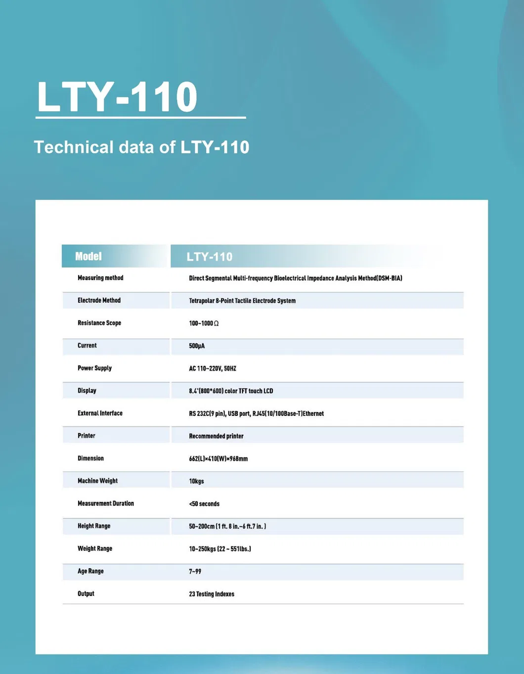 Body Composition Scanner 6