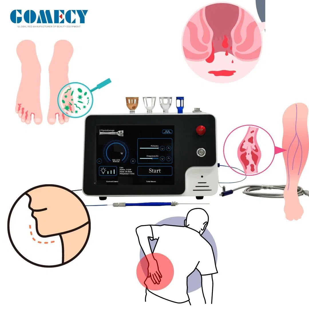 Gomecy Hot Sale Physiotherapy 810nm 980nm Laser Therapy Machine for Clinic Massage Use