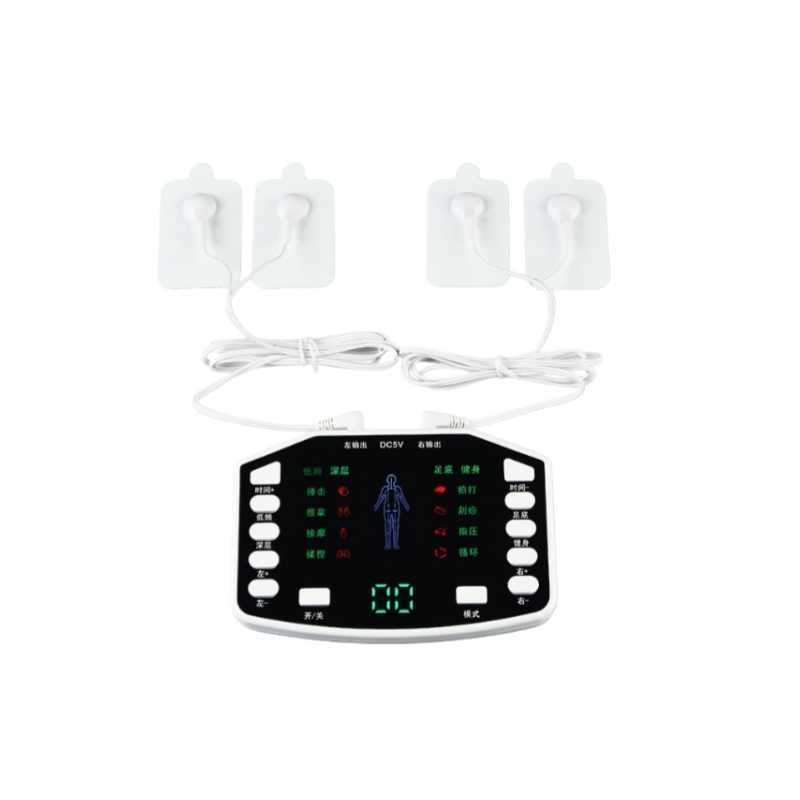 Portable Dual Channel EMS Pain Relief Device for Whole Body Therapy