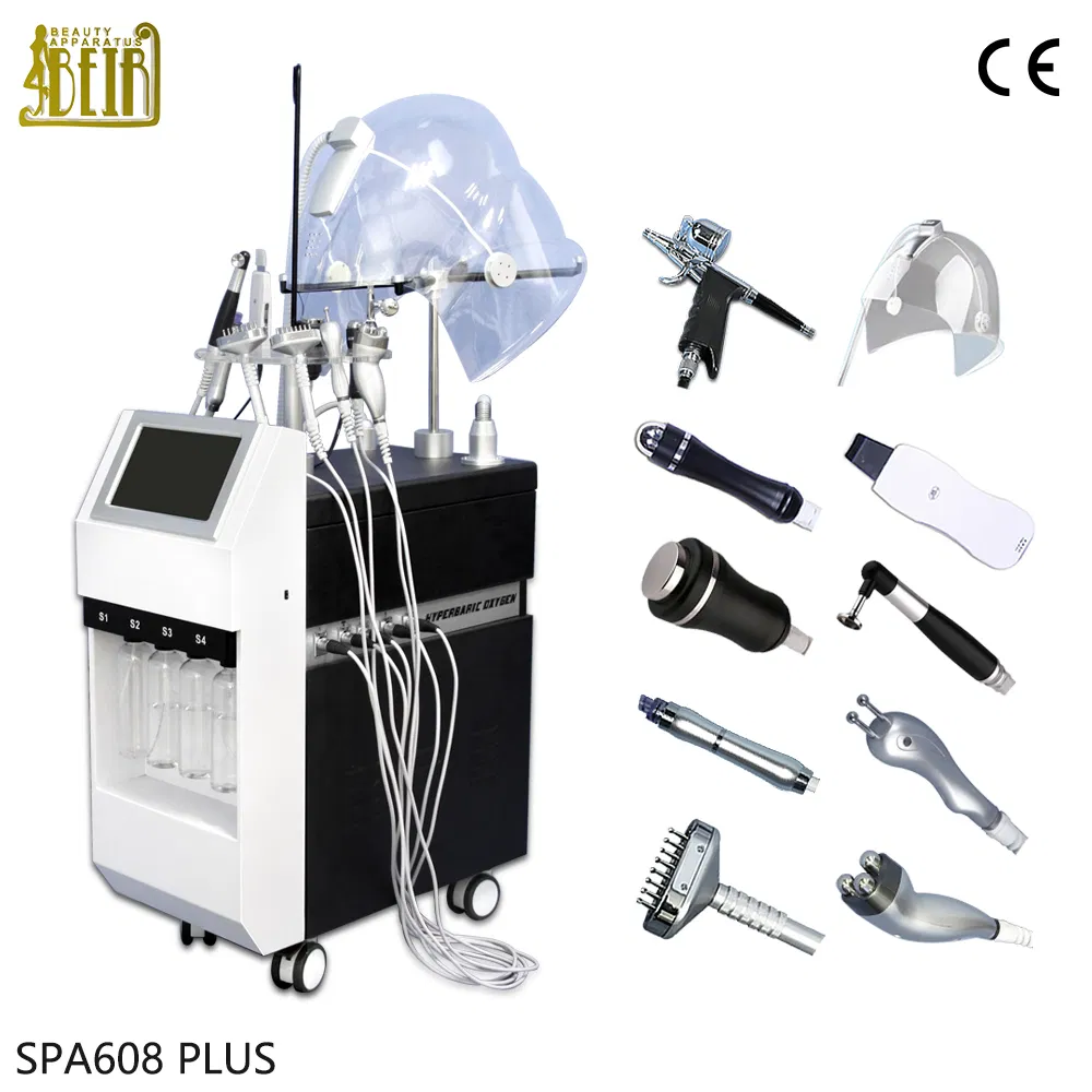 Oxygen Therapy Skin Whitening Hydra Dermabrasion Ultrasonic Skin Care Beauty Machine