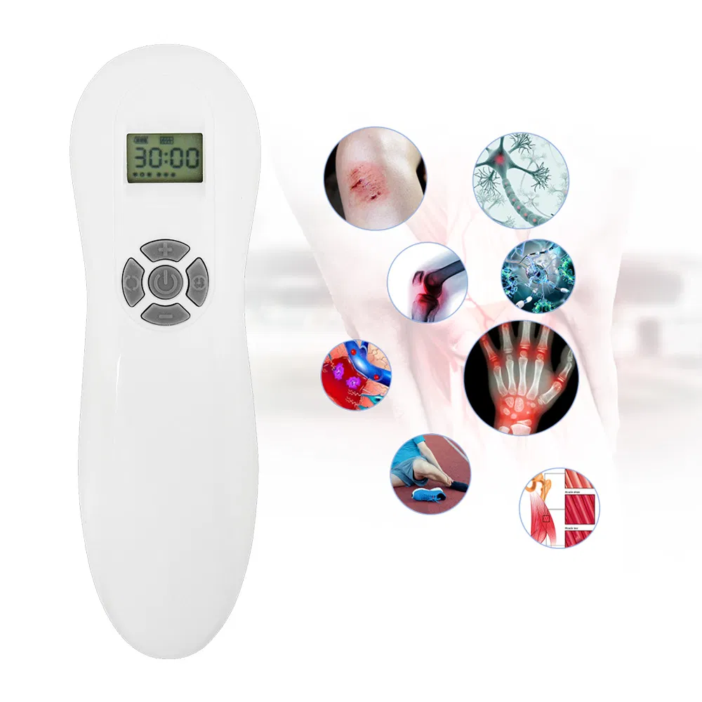 Suyzeko 650nm 808nm Body Pain Relief Handheld Low Level Laser Therapy Device
