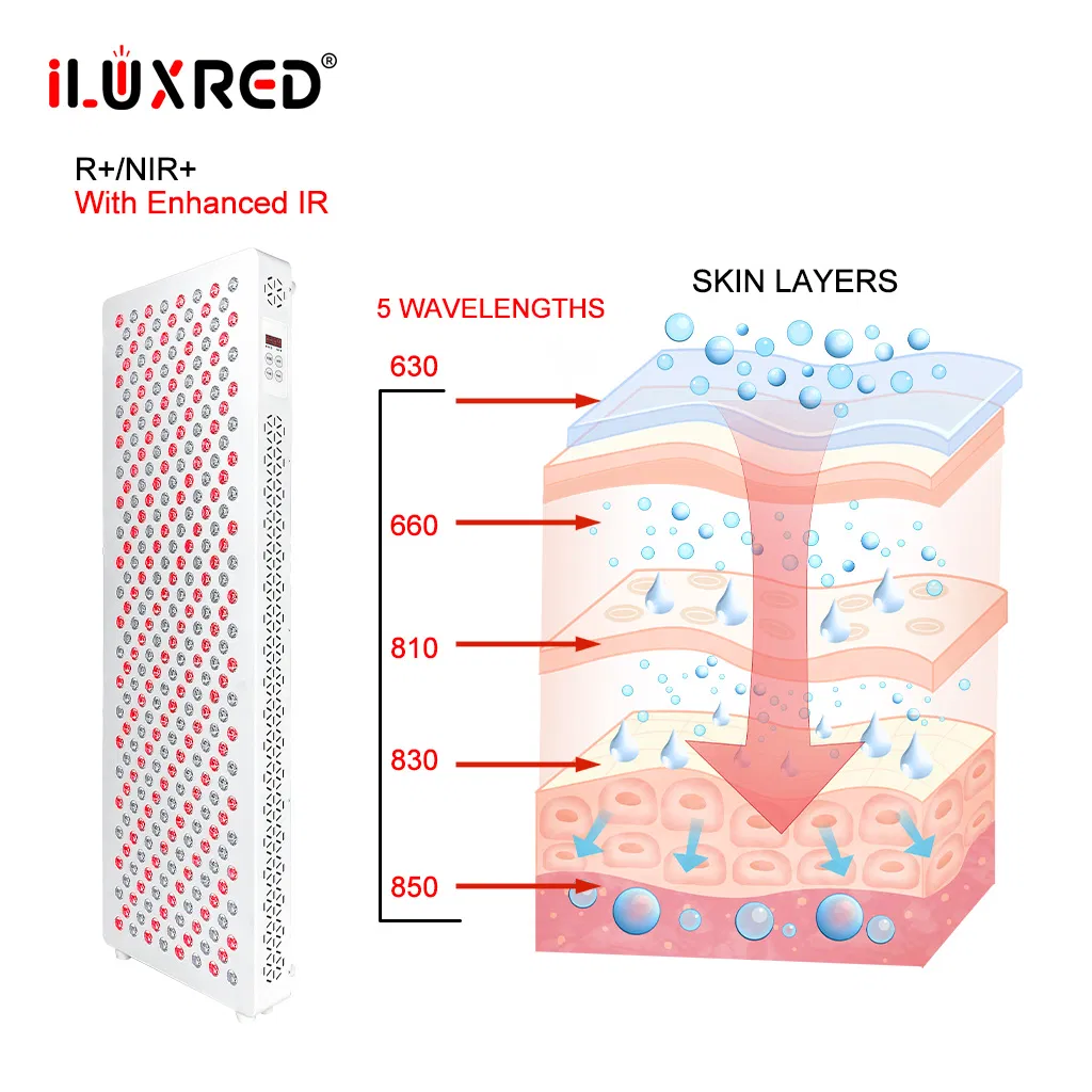 FDA CE Certification Beauty Equipment Infrared LED Red Light Therapy Sauna Panel Bed Device Handheld Factory