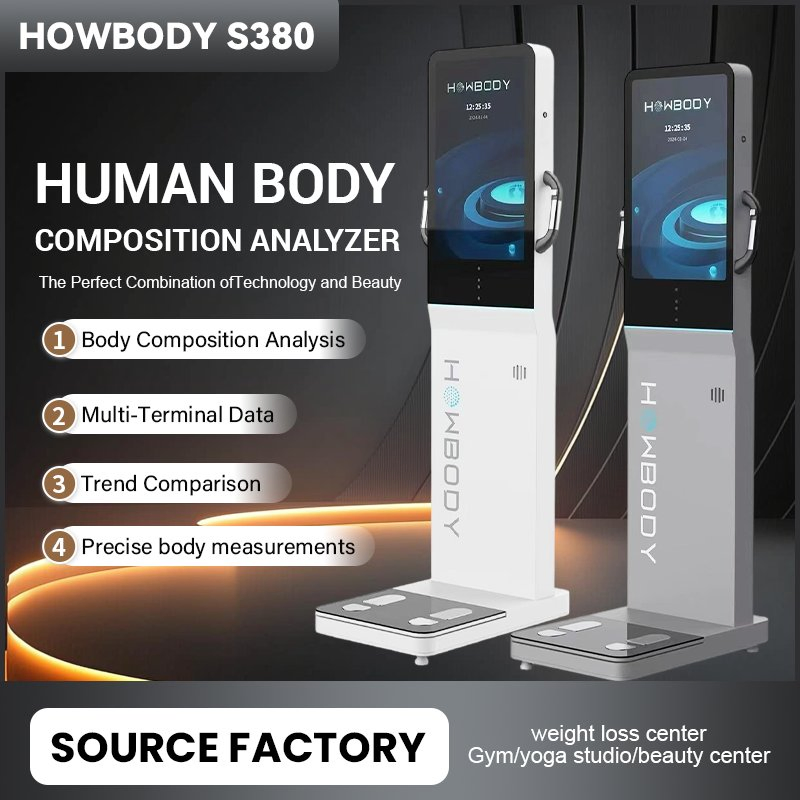 Professional Fitness 8-Electrode Body Fat Assessment Scale, Bioelectrical Impedance Technology, Body Composition Analyzer