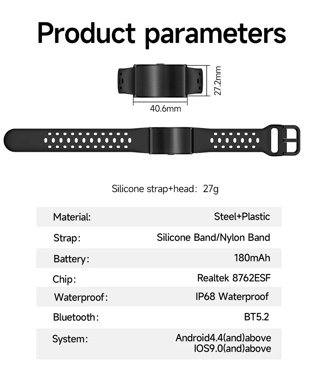 H59max Activity Tracker 15