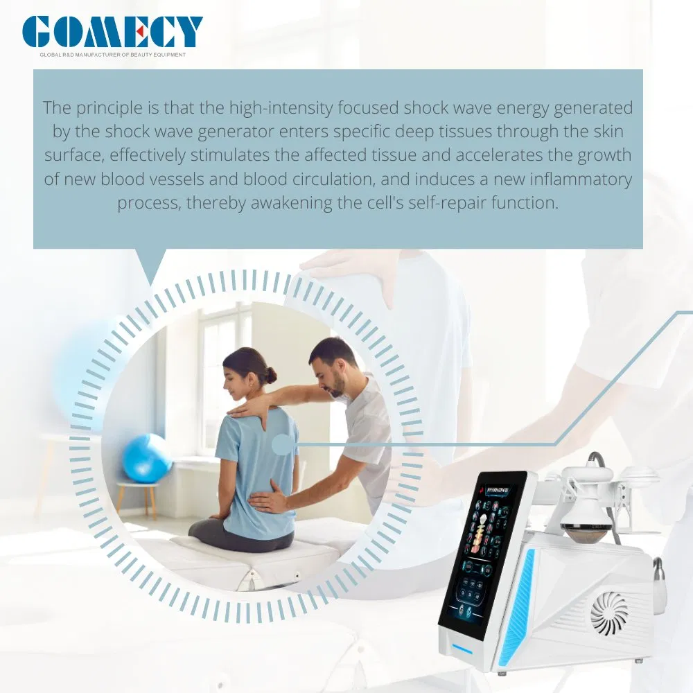 Physiotherapy Electrotherapy Machine ED Shockwave Therapy Skin Beauty Machine