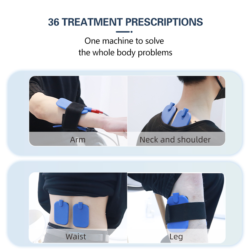Pain Alleviation and Blood Circulation Enhancement Medium-Frequency Electrotherapy Device