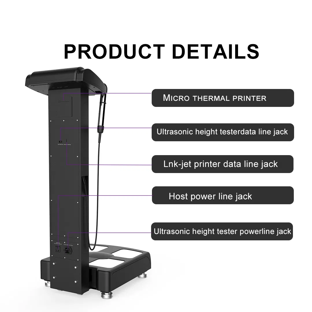 Gym Fitness Workout Sport Exercise Training Yoga Weight Loss Healthy Smart Body Fat Composition Analyzer