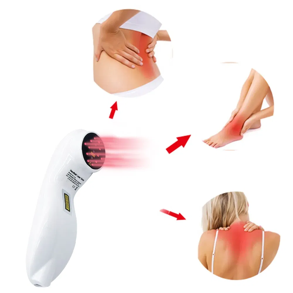 Suyzeko 650nm 808nm Body Pain Relief Handheld Low Level Laser Therapy Device