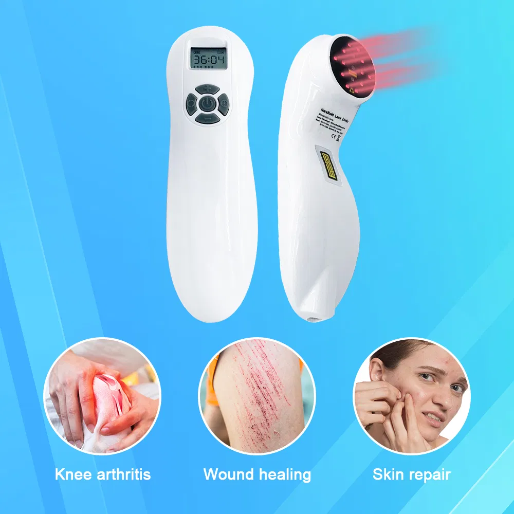 Suyzeko 650nm 808nm Body Pain Relief Handheld Low Level Laser Therapy Device